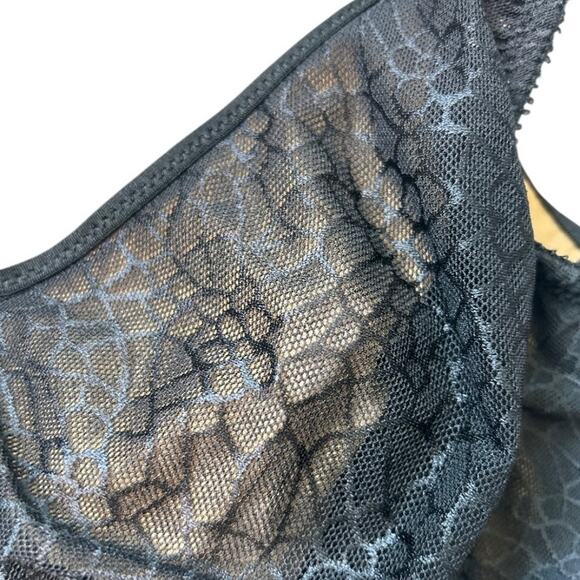 NWOT CHANTELLE C Magnifique Minimizer Bra Smooth Black Lace Size 38DDDD or 38G - Picture 8 of 11